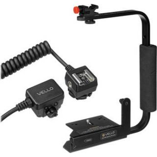 Vello Speedy Camera Rotating Flash Bracket with TTL CB 200 KN