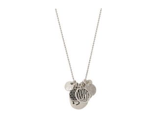 Lucky Brand Short Silver Charm Necklace Silver, Silver