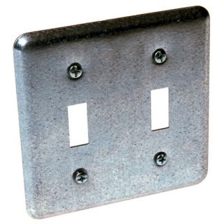 Device Switch Box Cover with 2 Toggles
