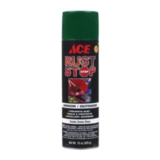 Ace 15oz Hunter Green Gloss Rust Stop Spray Paint   Specialty Paints