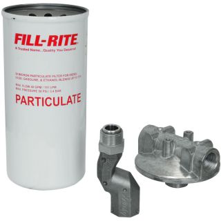 Fill-Rite Fuel Transfer Pump Filter Assembly with Swivel Mount — Model# KIT375FA