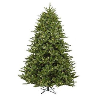 Vickerman 7.5 x 63 Majestic Frasier Fir Tree With 2545 PVC Tips & 1150 Dura Lit Clear Light, Green