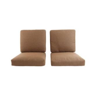 Hampton Bay Pine Valley Replacement Outdoor Deep Seating Chair Cushion (2 Pack) S2 ZZF03699