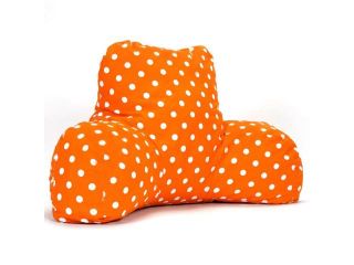 Majestic Home Goods Tangerine Small Polka Dot Reading Pillow