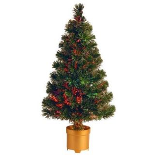 National Tree Company 2.67 ft. Fiber Optic Fireworks Evergreen Artificial Christmas Tree SZEX7 100 32 1