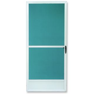 Comfort Bilt Key West White Aluminum Hinged Screen Door (Common 36 in x 81 in; Actual 35.875 in x 80 in)
