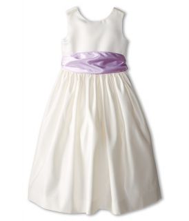 Us Angels Sleeveless Satin Dress (Little Kids) Lilac