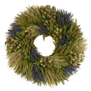 The Christmas Tree Company Lavender Grassland 28 in. Dried Floral Wreath OV9304154CTC