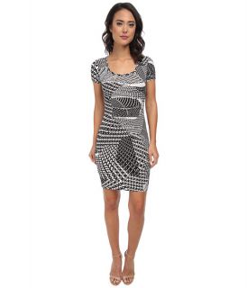 Calvin Klein Short Sleeve Printed Jersey Dress CD5AX7A3