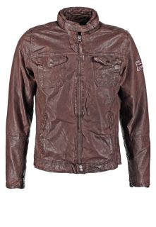 Pepe Jeans GUZZI   Leather jacket   brown