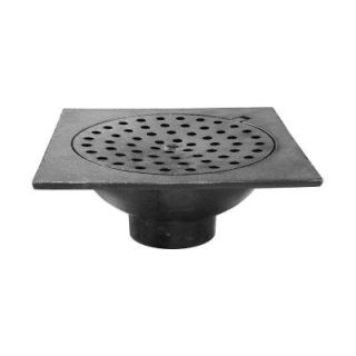 9 in. x 9 in. Cast Iron No Hub Bell Trap D76 303