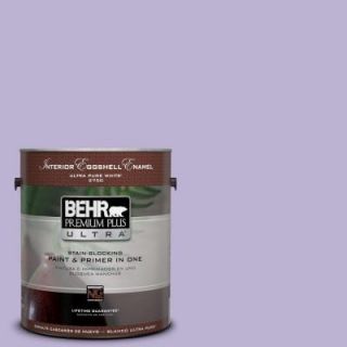 BEHR Premium Plus Ultra 1 gal. #M560 3 Grape Hyacinth Eggshell Enamel Interior Paint 275001