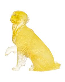 Daum Golden Retriever Sculpture
