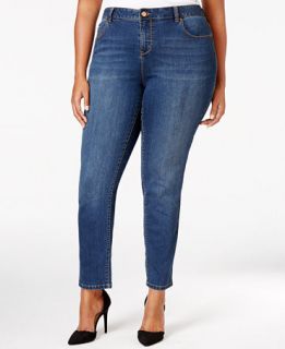 American Rag Plus Size High Rise Skinny Jeans, Coreenta Wash, Only at
