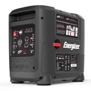 Energizer 2,800 Watt Gas Powered Electric Start Portable Inverter Generator CARB Approved eZV2800