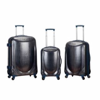 Rockland Luggage Hyperspace 3 Piece Polycarbonate Spinner Set