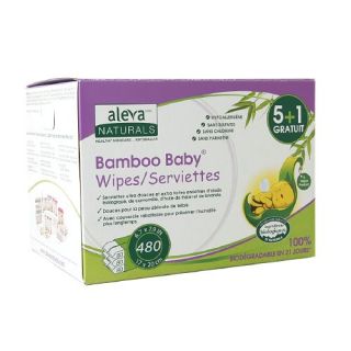 Aleva Naturals Bamboo Baby Wipes (5+1) Original