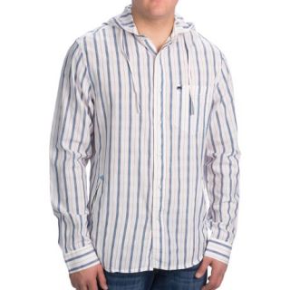 Burkman Bros Striped Hooded Shirt (For Men) 8206R 86