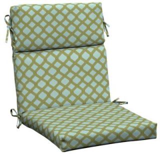 Hampton Bay Mitten Lattice High Back Outdoor Chair Cushion AD17062B D9D1