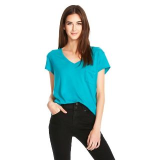 Womens V Neck Jersey T shirt with Pocket   Mossimo™