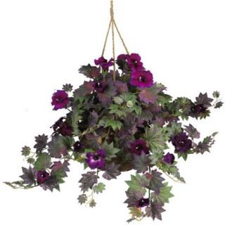 Morning Glory Hanging Basket Silk Plant