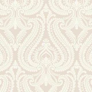 Beacon House 56 sq. ft. Imperial Grey Modern Damask Wallpaper 2535 20622