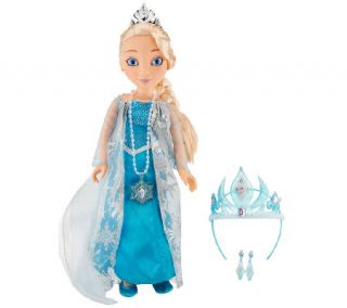 Disneys Frozen Princess & Me Elsa 19 Doll w/ Accessories —