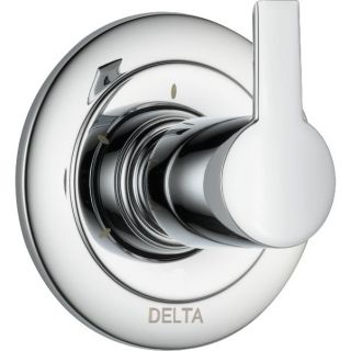 Delta Faucet T11861 Compel Polished Chrome  Wall Mount One Handle Diverter / Transfer Valve