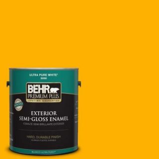 BEHR Premium Plus 1 gal. #S G 350 Desert Glow Semi Gloss Enamel Exterior Paint 534001