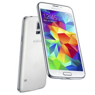SamsungGalaxy S5 SM G900H Shimmery White 5.1 Inch Touch Screen Mobile Phone w/ 16.0 MP Camera