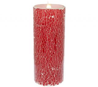 As Is Solare Mosaic 8 Flameless Candle with Multi Hue Flame —