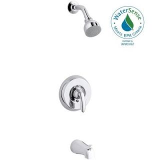 KOHLER Coralais 1 Handle Wall Mount Bath/Shower Trim Kit in Polished Chrome (Valve Not Included) K T15601 4SG CP