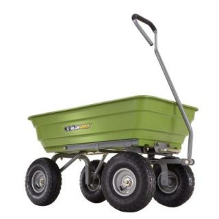 Gorilla Carts 600 lb. Poly Garden Dump Cart GOR4G COM