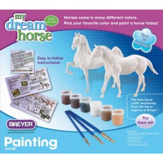 Breyer Paddock Pals Paint Your Own Horse Activity Kit, Quarter Horse and Saddlebred