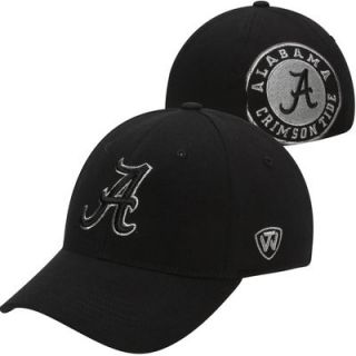 Alabama Crimson Tide Top of the World Mens Memory Fit Flex Hat – Black