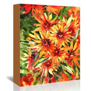 Americanflat Blanket Flowers 1 Painting Print on Gallery Wrapped