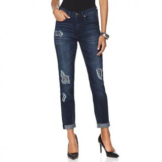 DG2 by Diane Gilman SuperStretch Patched Skinny Jean   Banks Wash   8117260