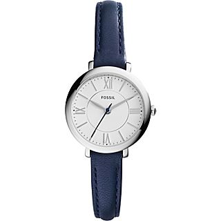 Fossil Mini Jacqueline Three Hand Date Leather Watch