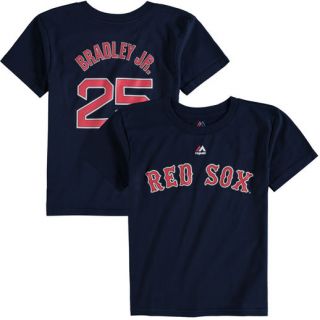 Majestic Jackie Bradley Jr. Boston Red Sox Preschool Navy Player Name and Number T Shirt