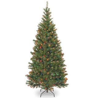 7 ft. Aspen Spruce Tree with Multicolor Lights    National Tree Company