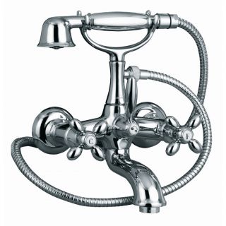 Olivia Wall Mount Thermostatic Tub Faucet with Hand Shower by Fima by