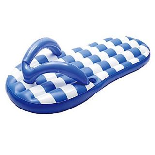 Blue Wave 71 x 18 Flip Flop Inflatable Pool Float, Marine Blue