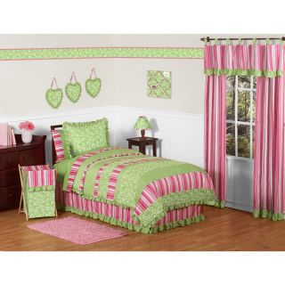 Sweet Jojo Designs Girls Olivia 3 piece Full/Queen Comforter Set