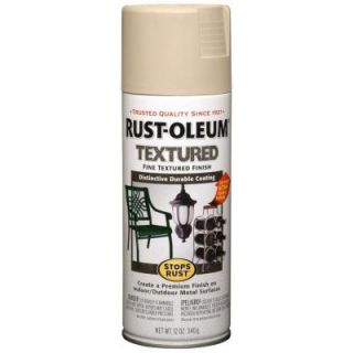 Rust Oleum Stops Rust 12 oz. Textured Sandstone Protective Enamel Spray Paint (Case of 6) 7223830
