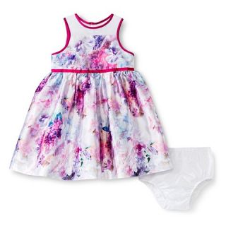Baby Girls Photoreal Floral Dress Pink   Cherokee®