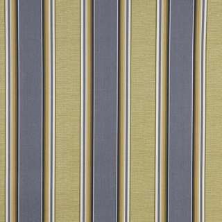 C407 Blue Green White Striped Outdoor Indoor Upholstery Fabric