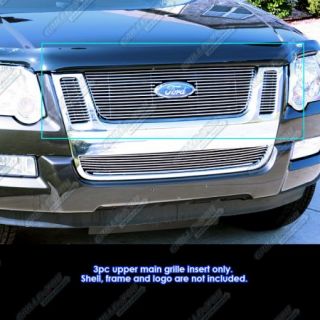 Fits 07 10 Ford Explorer Sport Trac Billet Grille Insert