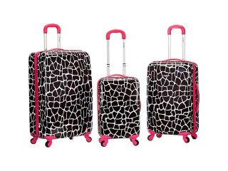 Rockland Luggage Safari 3 Piece Hardside Spinner Set