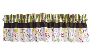 Trend Lab Dr. Suess ABC Window Valance   Nursery Decor