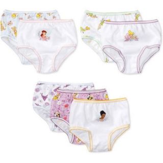 Disney Toddler Girl Tinker Bell Underwear, 7 Pack